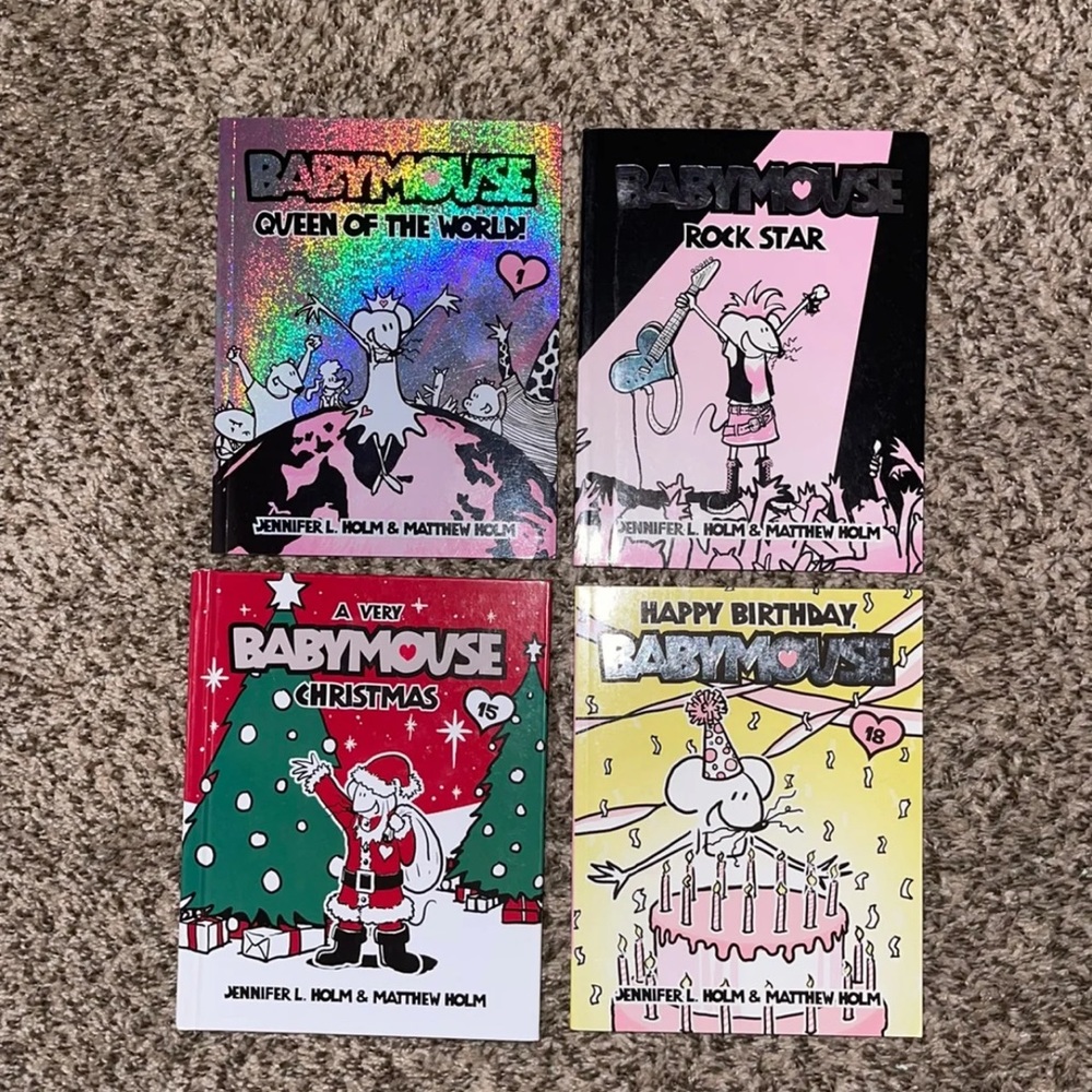 Babymouse books (a set of 4)